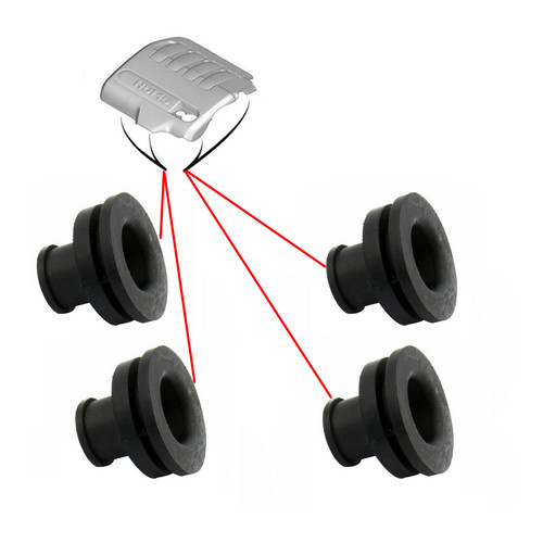 Haut cache moteur - cache,