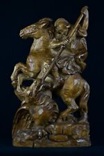 SCULPTURE STATUE EN BOIS FIN