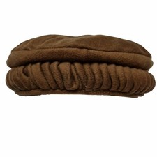 Chapeau Kufi Pakol En Laine D'Afghanistan Pour Homme Marron Hiver