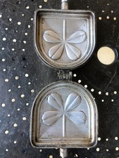 anciens fer à gaufres croque