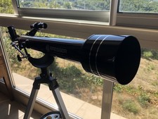 BRESSER Arcturus 60/700 AZ - télescope à objectif avec coffret à cocque dure