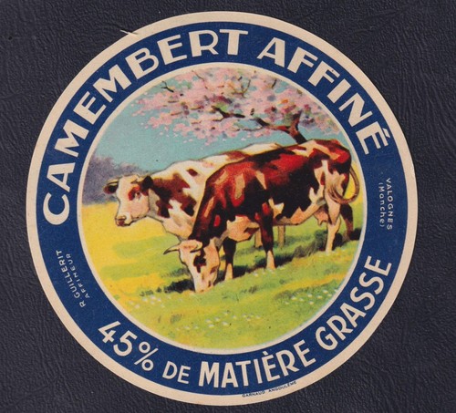 Ancienne étiquette fromage - ancienne,