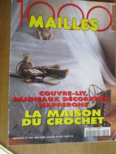 1000 mailles couvre lit - mailles, couvre-lit