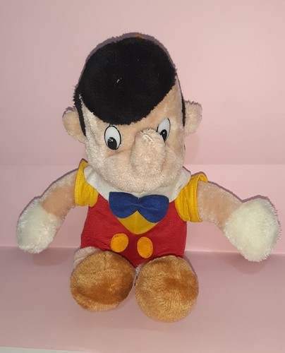 Pinocchio peluche vintage 25cm - peluche,