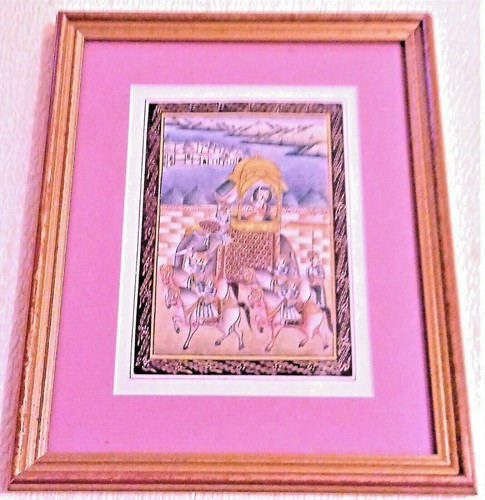 Miniature moghol peint - miniature, *