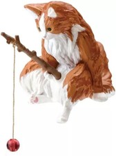 Mini figurine chat de la forêt norvégienne (marron) "jour de pêche 2 ~ chat c...