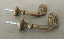 Lot de 2 gonds métal doré