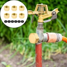 Embout de tuyau en laiton pour tuyau d'arrosage lot de 6 couvercles étanches po