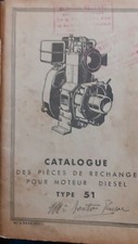Bernard moteur catalogue des pièces de rechange pour moteur diesel type 51 