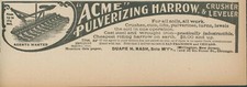1898 Acme Pulverizing Harrow
