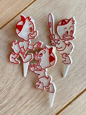 Lot de 3 Porte Bougie Gateau d'anniversaire Disney Riri fifi loulou Enfant