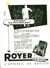 Publicité ancienne appareil photo Royer 1950 issue magazine