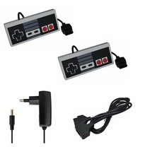 2 manettes + 2 rallonge + Chargeur secteur pour Nintendo Nes (pas SuperNes)