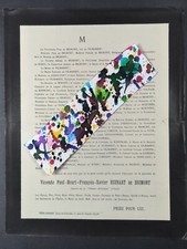 Faire-part décès, M. le