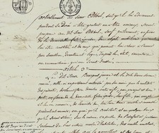 1825 Tarn-et-Gar.Contrat de