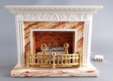 Lundby of Sweden Réf 5772 - Cheminée avec Eclairage Maison de Poupées