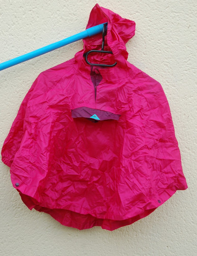 Cape poncho pluie - , rose