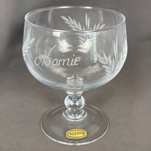 Verre ancien taillé main