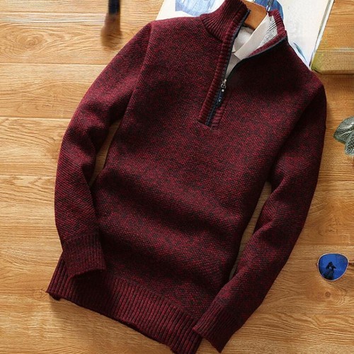 Pull homme col roulé - roulé, zip
