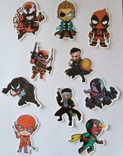 10 Stickers Autocollant Marvel