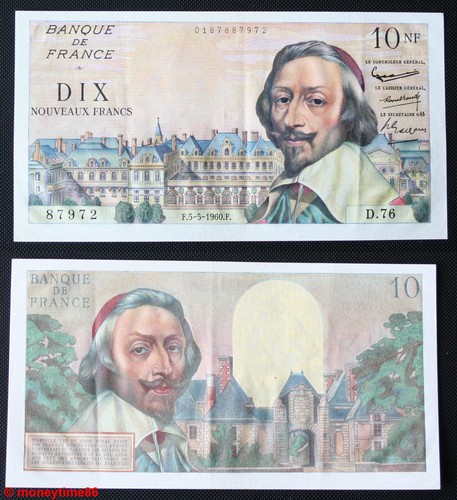 Billet nouveaux francs - de,