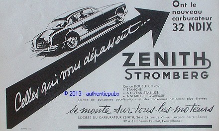 Publicite zenith stromberg - publicite,