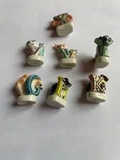 lot 7 fèves alphabet animaux