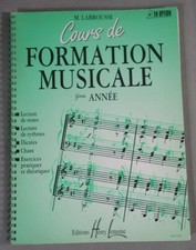 Cours de formation musicale, 3ème année - Marguerite Labrousse - 1996 - Vierge -