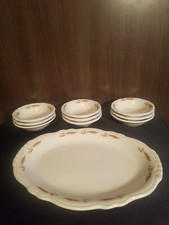 Set Of 10 Homer Laughlin Brown