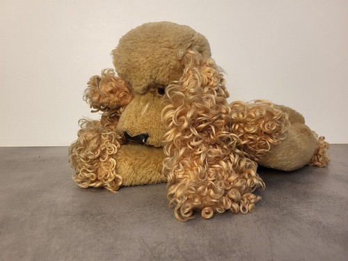 Grosse peluche ancienne chien - grosse,