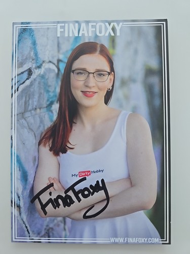 Fina foxy autographe signé - fina,