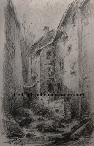 Noirot roanne dessin - roanne, la