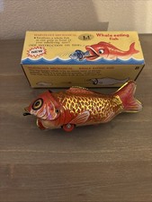 Ancien jouet tôle Poissons