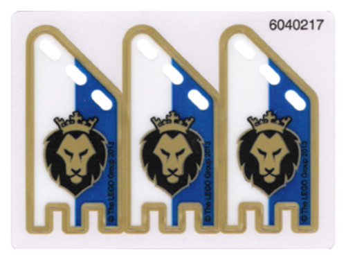 3pz lego drapeaux léopard - 3pz,