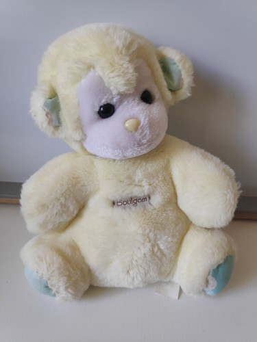 Peluche doudou singe jaune