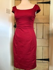Robe rouge soyeuse M&S
