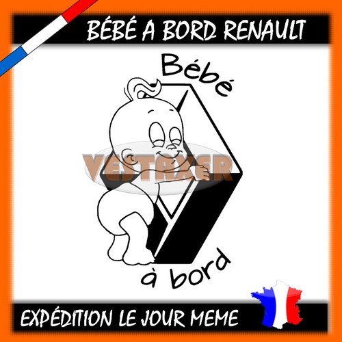 Stickers bebe bord - a,