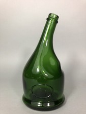 Ancienne BOUTEILLE vide ARMAGNAC SAINT-VIVANT Verre moulé teinté