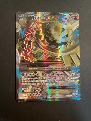 Carte pokémon steelix ex - pokémon, m