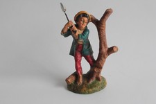 Figurine vintage Composition Métier bûcheron Italie (64002)