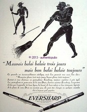 PUBLICITE EVERSHARP STYLO