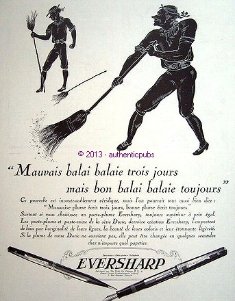 Publicite eversharp stylo - eversharp,