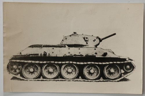 Photo argentique char tank - argentique,