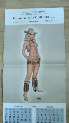 Aslan calendrier 1974 - calendrier, 6