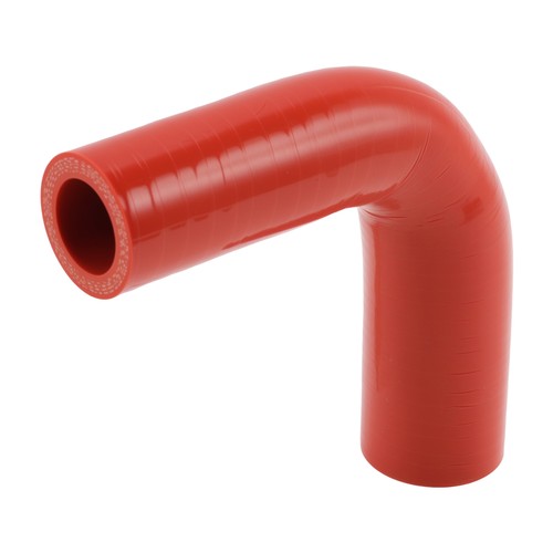 Coude silicone 29mm rouge - silicone, 90°