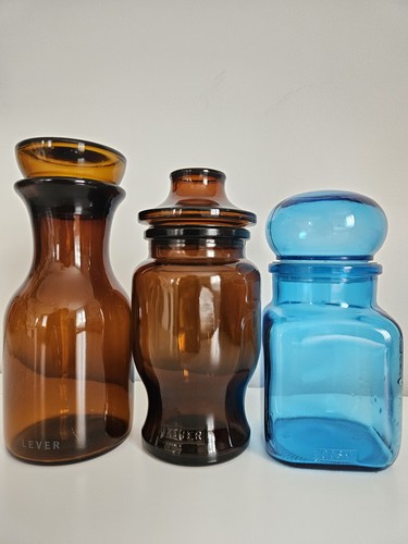 Lot bocaux anciens en - anciens,