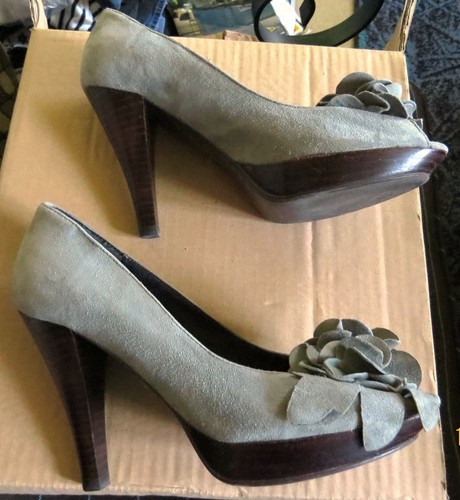 Chaussures escarpins gris