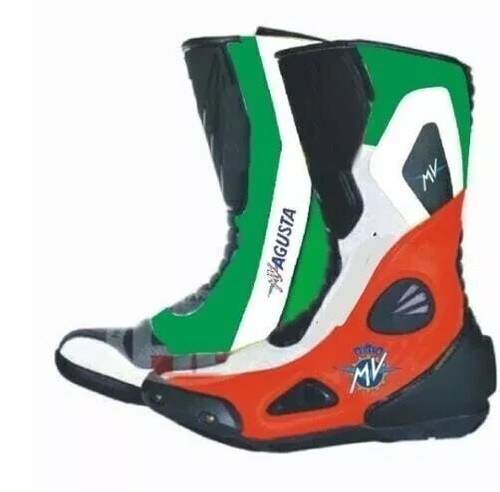 Agusta bottes moto cuir - mv,