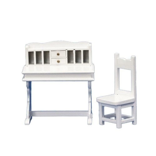 Bureau bois blanc - bureau, en