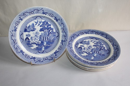 Assiettes plates faïence - assiettes, en